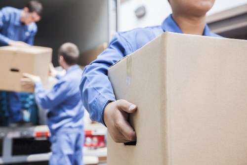 Commercial moving team planning a business relocation in Camberwell