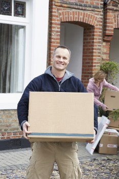 Office relocation planning in Camberwell with boxes and workspace items