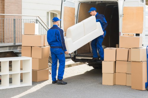 House movers in Camberwell protecting furniture during transport