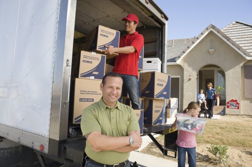 Van and moving service for a Camberwell residential street