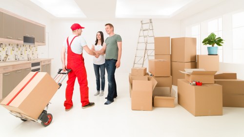 Local van moving service handling boxes and household items in Camberwell