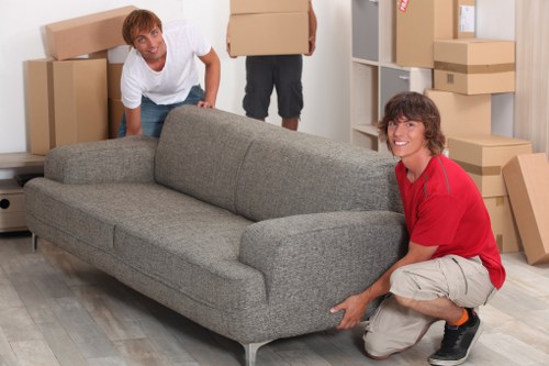 Local movers planning access on a Camberwell residential street
