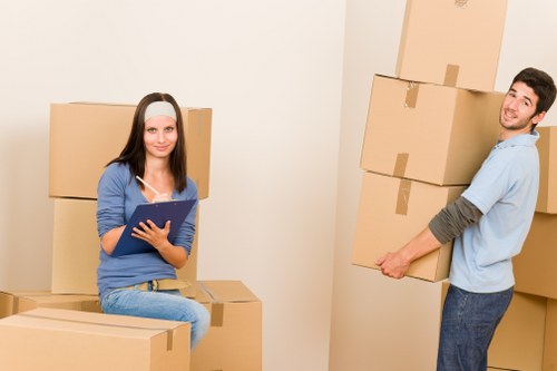 Example flat move in Camberwell showing different job sizes